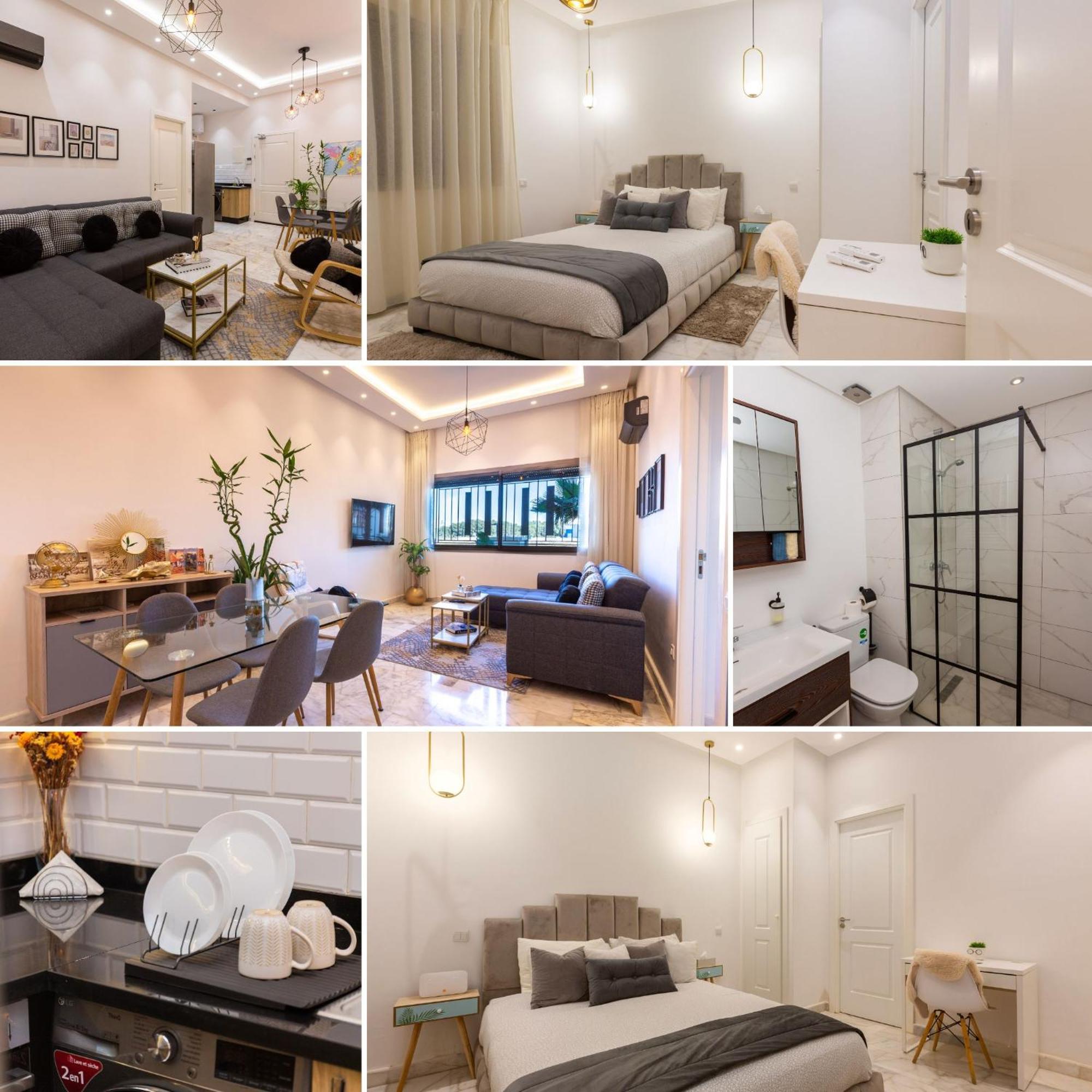 Airport Apartment Suite Casablanca Free Wifi Modern Confort Calme Derroua 외부 사진